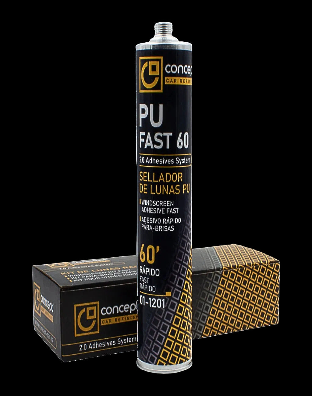 Kit poliuretano de lunas pu secado rápido 310 Ml