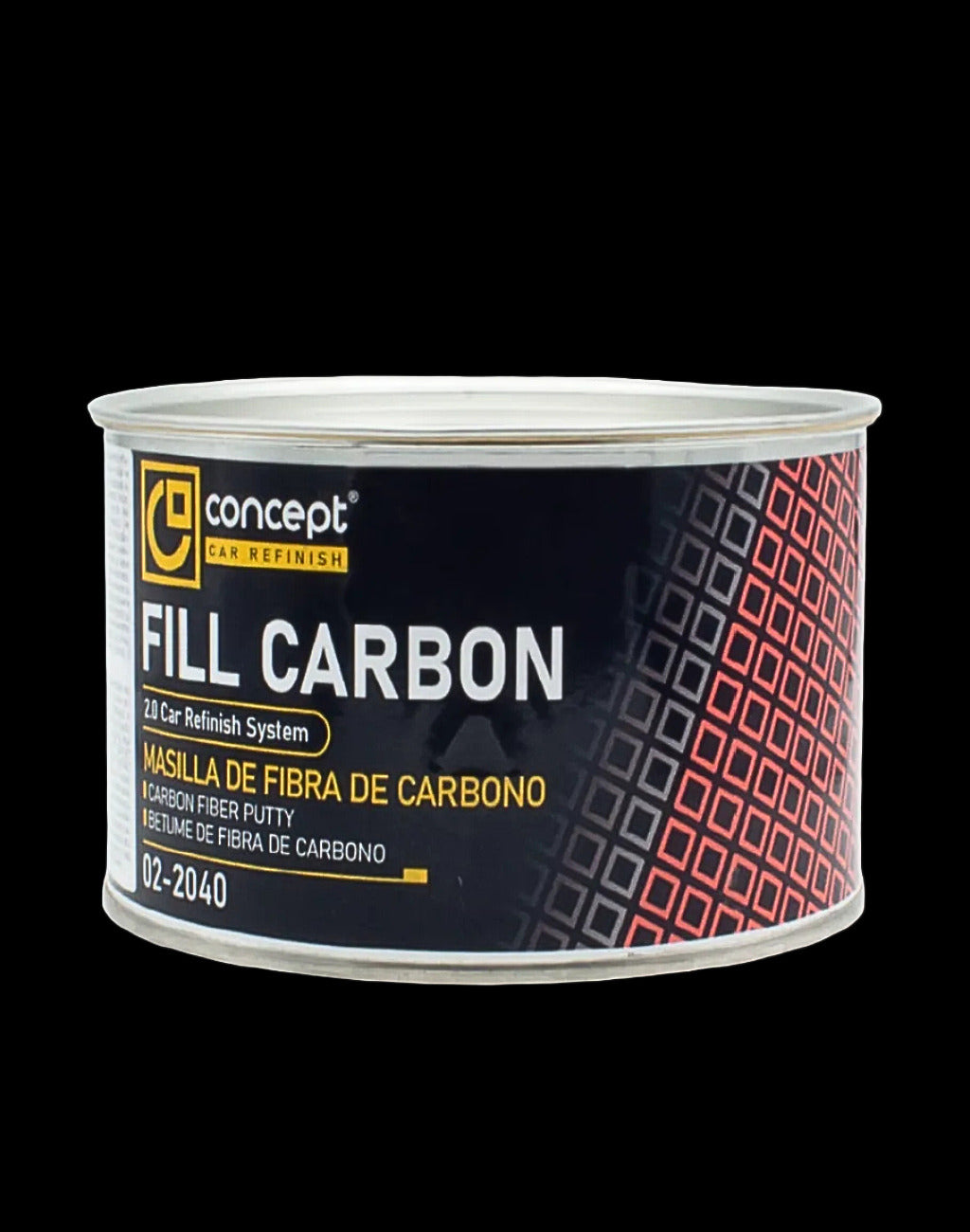 Masilla de fibra de carbono 1.8 kg