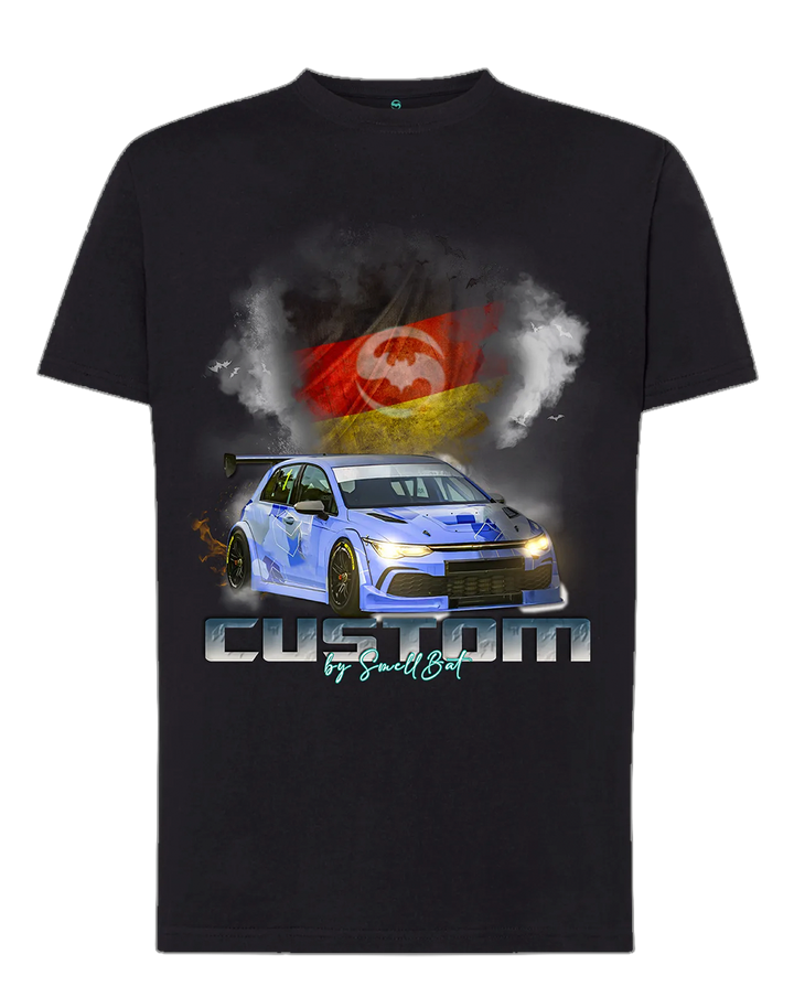 Camiseta Volkswagen Golf - Manga Corta - Diseño Automotriz Exclusivo