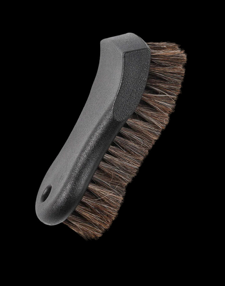 Cepillo para limpiar la tapicería interior del coche. Cepillo de Nylon sintético alta calidad para cuero, caucho, plástico y vinilo