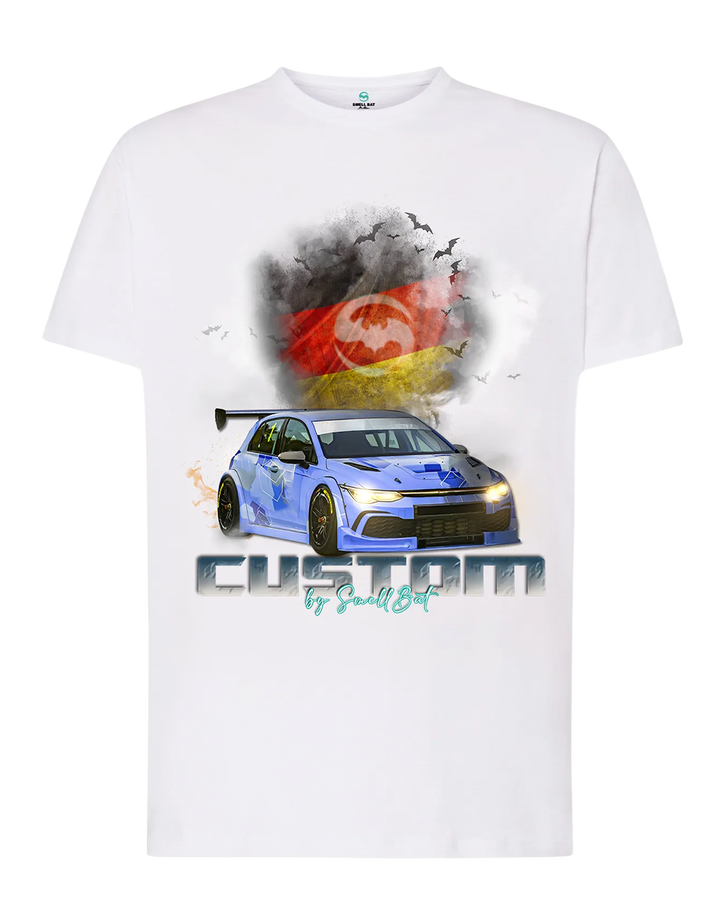 Camiseta Volkswagen Golf - Manga Corta - Diseño Automotriz Exclusivo