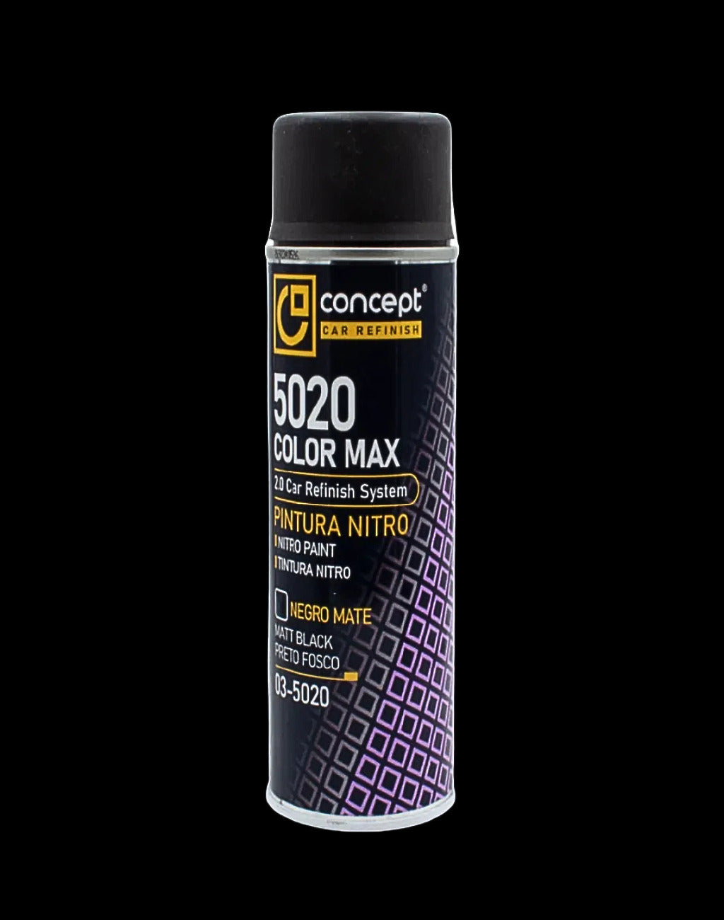 pintura en spray satinado negro 400 Ml