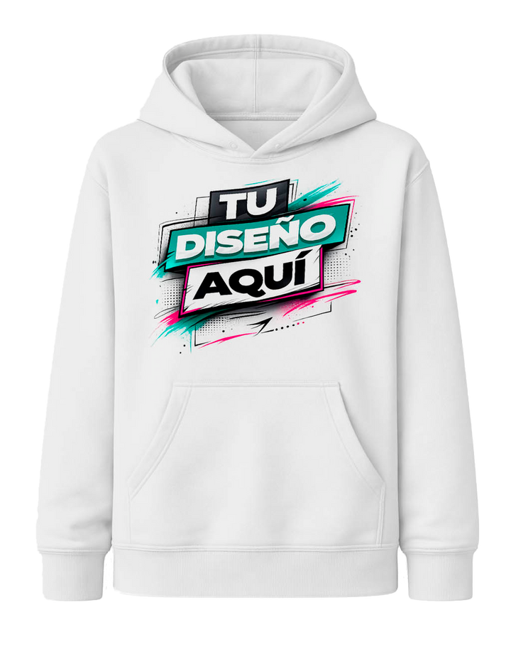 Sudadera De Adulto Con Gorro Personalizada Online con Impresión DTF en España y Portugal