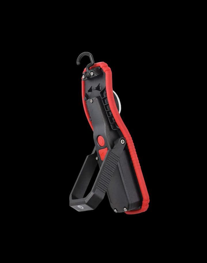 Linterna LED de trabajo 430 LUMENS tecnología COB 2 posiciones, recarga USB