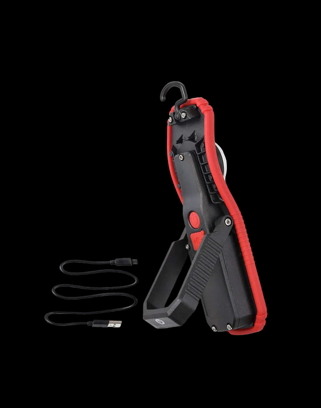 Linterna LED de trabajo 430 LUMENS tecnología COB 2 posiciones, recarga USB