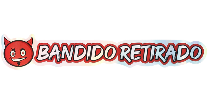 Pegatina Holográfica "Bandido retirado"