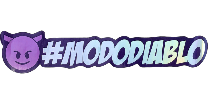 Pegatina Holográfica "Modo diablo"