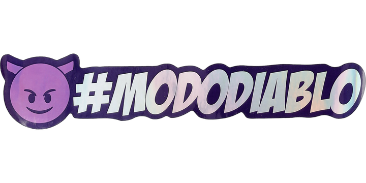 Pegatina Holográfica "Modo diablo"