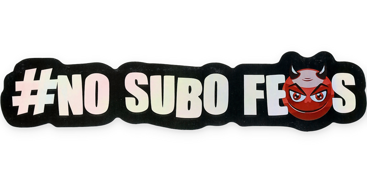Pegatina Holográfica "No subo fe@s"