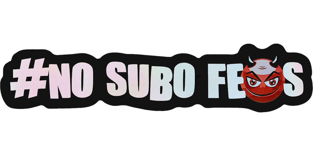 Pegatina Holográfica "No subo fe@s"