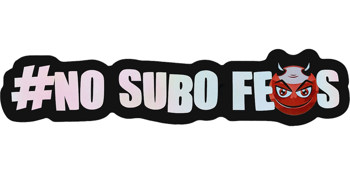 Pegatina Holográfica "No subo fe@s"