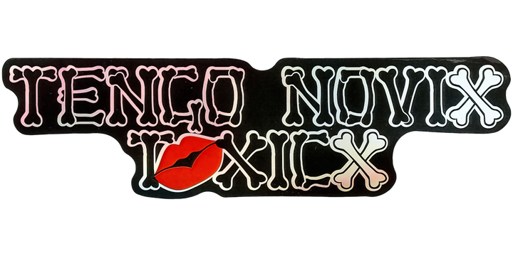 Pegatina Holográfica "Tengo novi@ toxic@"